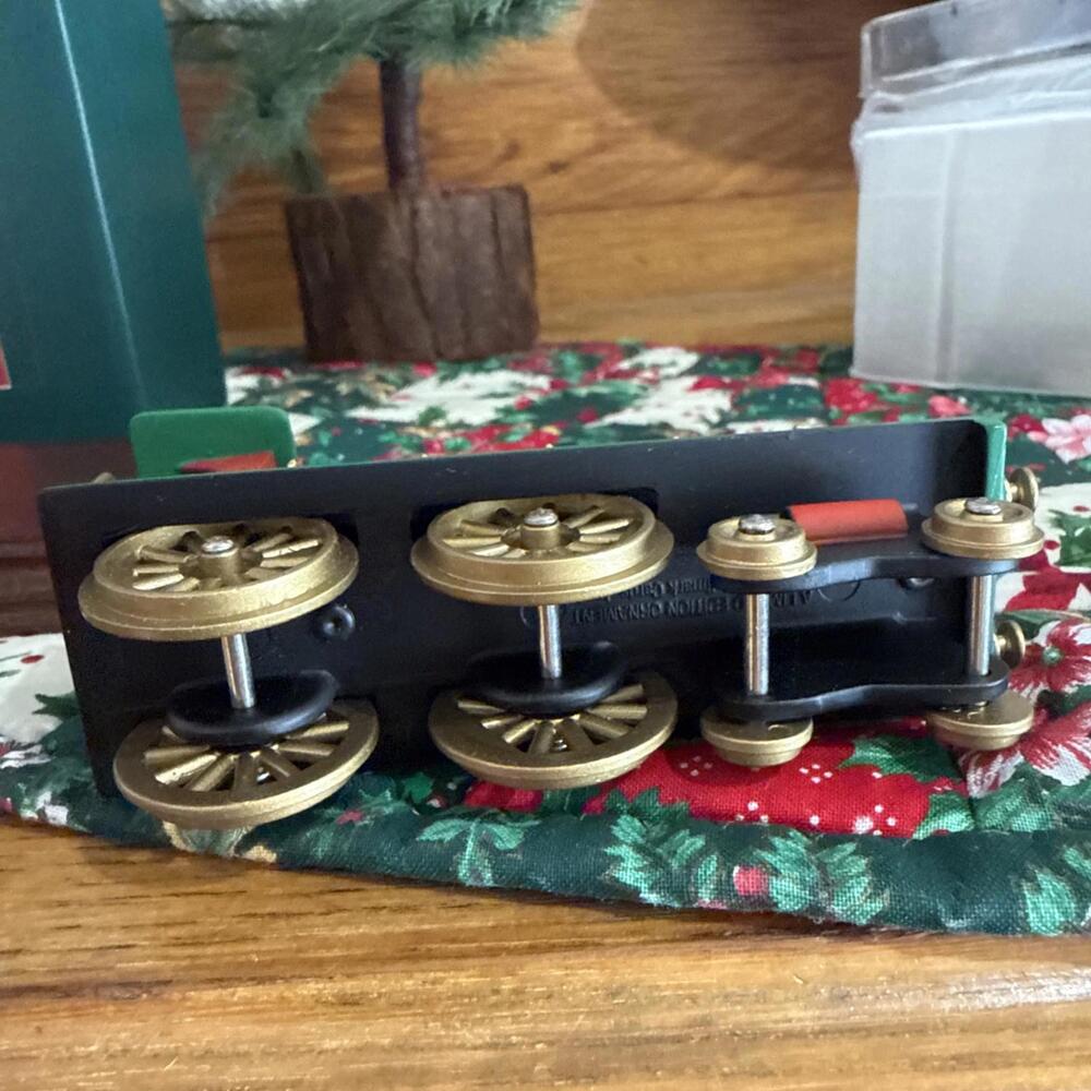 VTG Hallmark Christmas Express Train Ornament Steam Locomotive Limited Edition - Picture 6 of 10